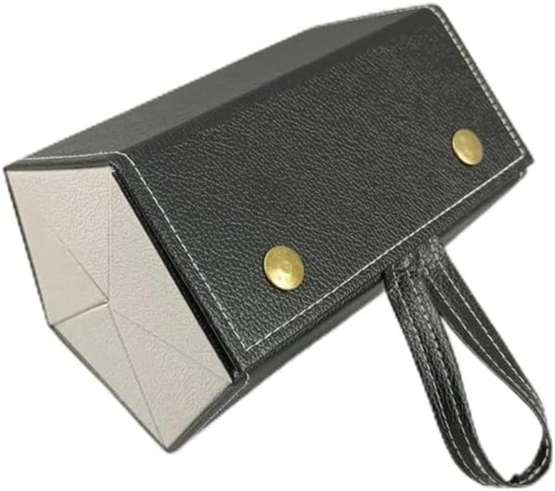 BPILOT5-Lattice Eyewear Organizer for Multiple Sunglasses, Portable Glasses Case; Handy Travel and Home Eyeglasses Storage Box (Black)