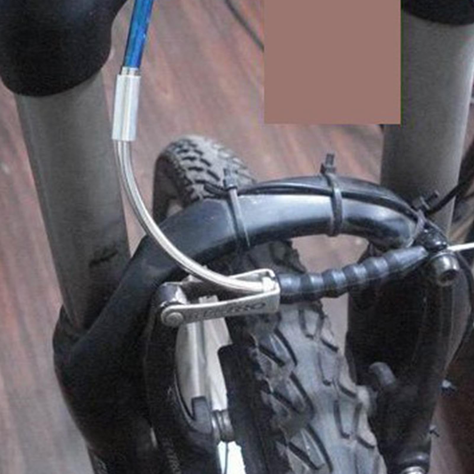 Câbles Et Gaines De Frein Vélo Kit Nouilles De Frein V-Brake Vélo - 8 Pièces Aluminium/caoutchouc Câble Frein Vélo