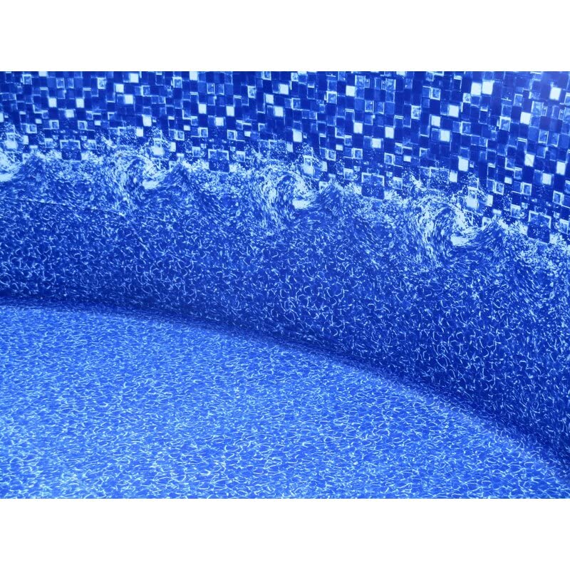 Pool Innenfolie Glimmerglass Poolfolie geeignet für ovale Stahlwandpools 550 x 370 x 132 cm