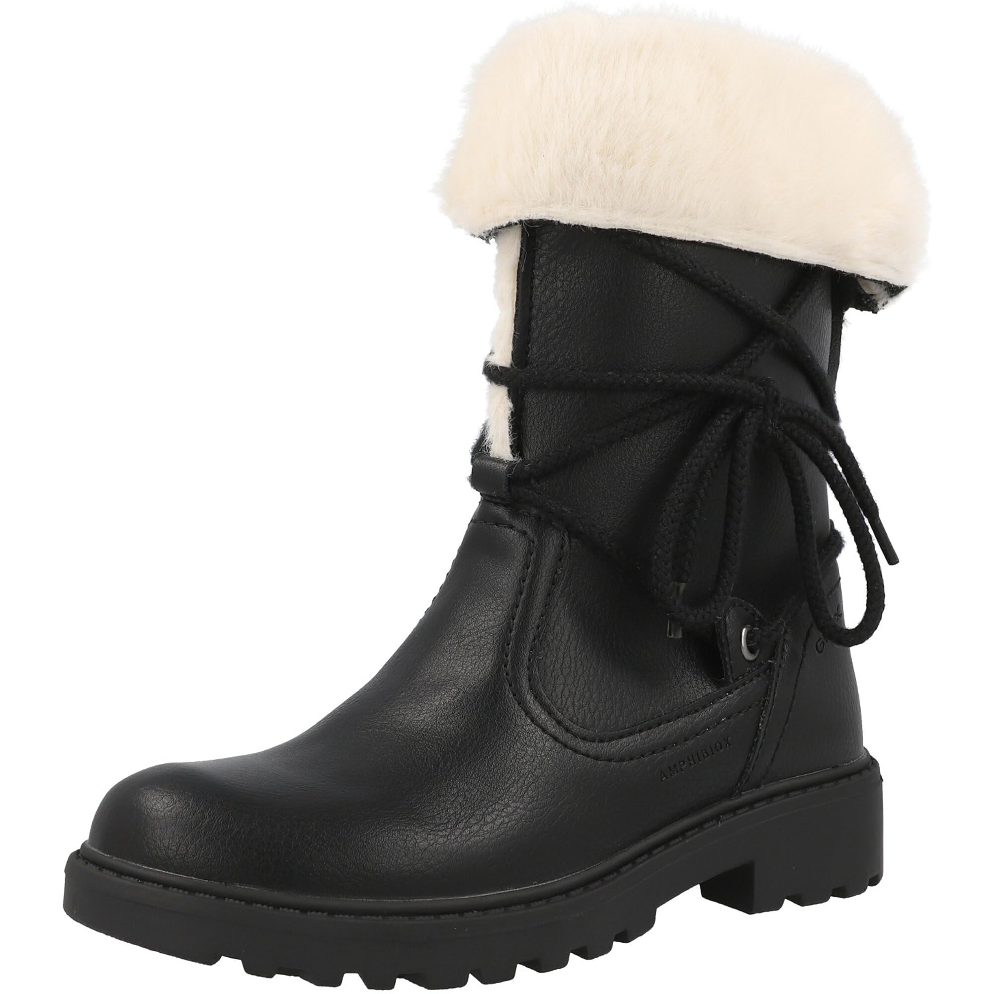 Geox Boy's J Casey Girl B Abx Ankle boot, black, 12.5 UK Child