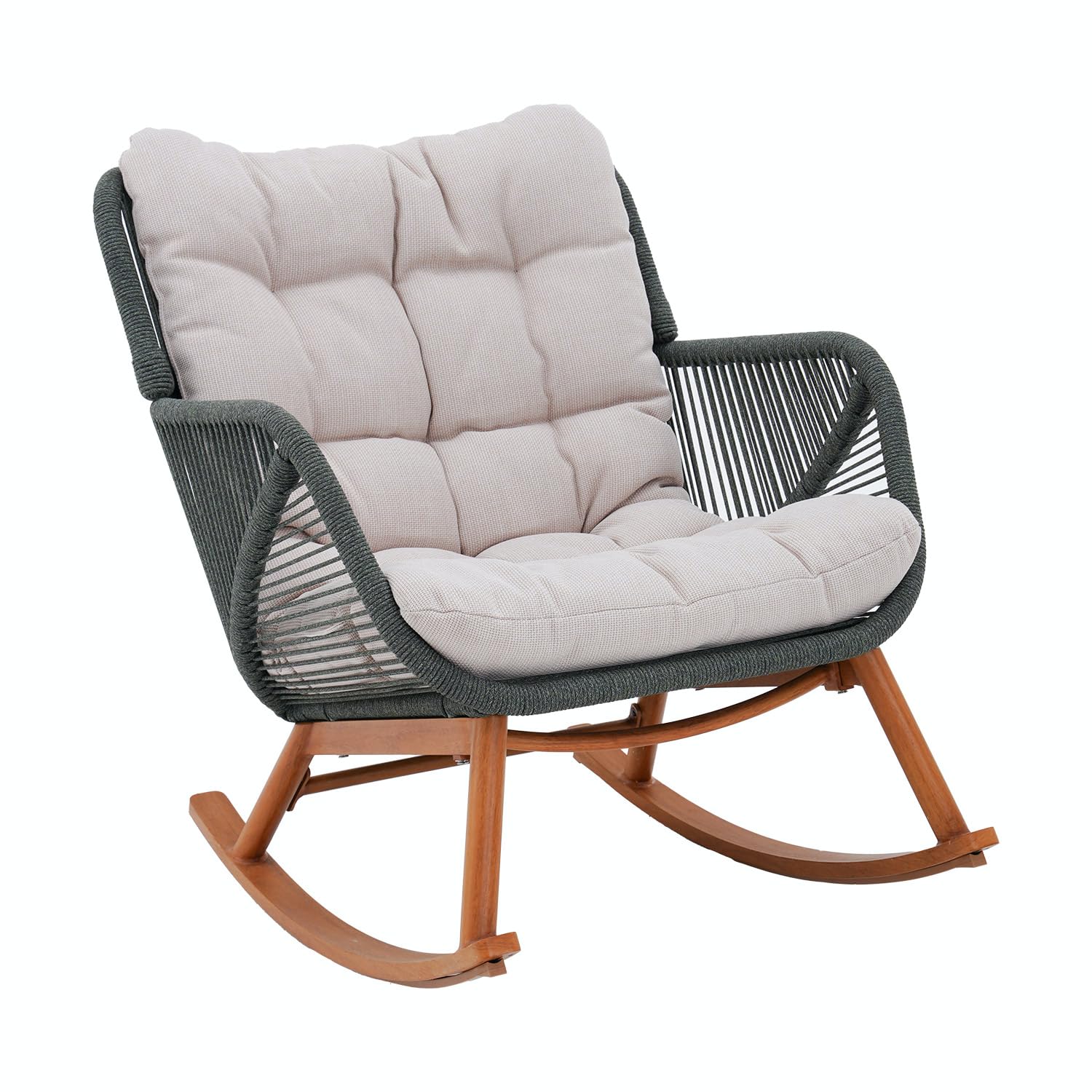 Chaise rocking Tuxedo fauteuil à bascule design scandinave