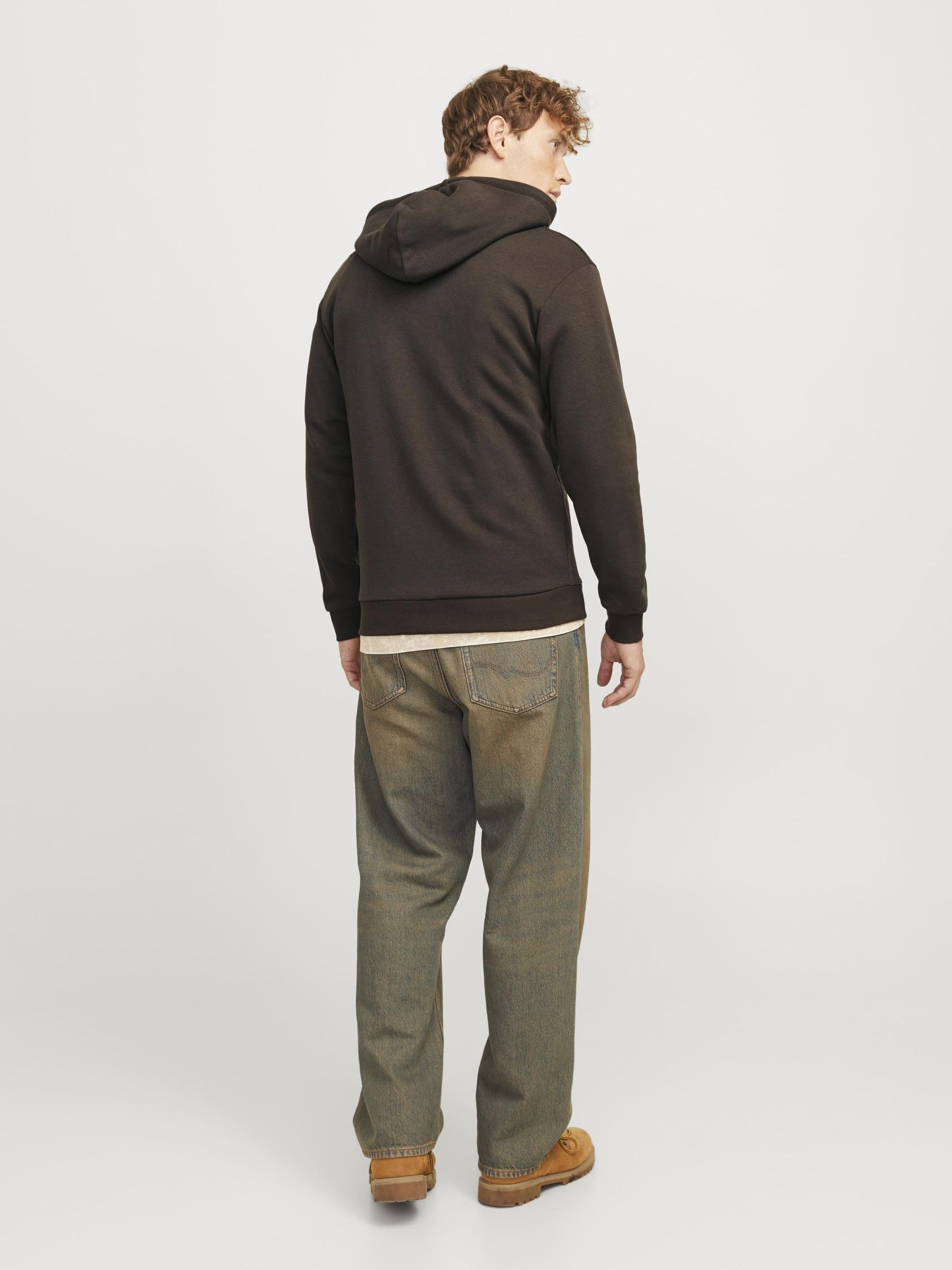 JACK & JONES Zip Hoodie Plain Zip Hoodie