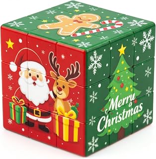 for Magic Cube 3x3 Puzzle Cube, Twisty Puzzle Brain Teaser Smooth Rotation Educational Toy, Creative for Kids Ages 12+
