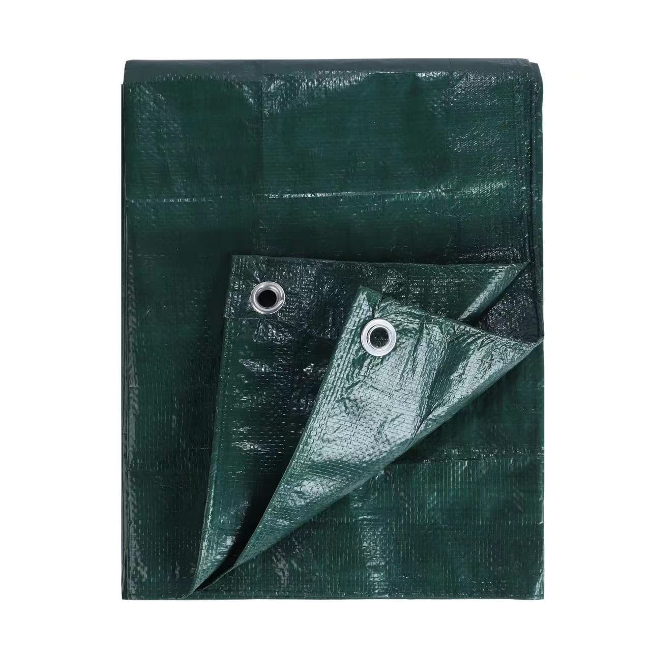 Kav Green 1.80 X 2.40 MetersWaterproof Tarpaulin CampingRoof Caravan Building Site Ground Sheet With Eyelets 120 Gsm from B&Q