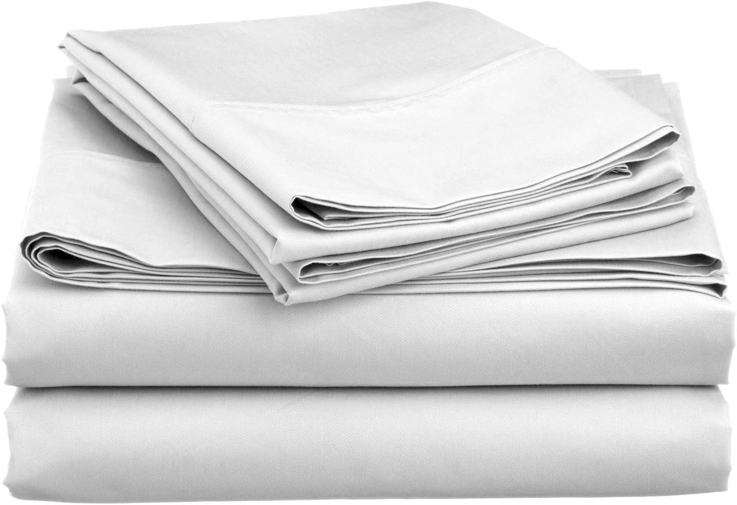 Boating Sheet Set - 100% Egyptian Cotton 800TC Universal V Berth The Best Boat V Berth Bedding Fits mattresses up to 6” Depth - Great Gift for Boaters! (White Solid)