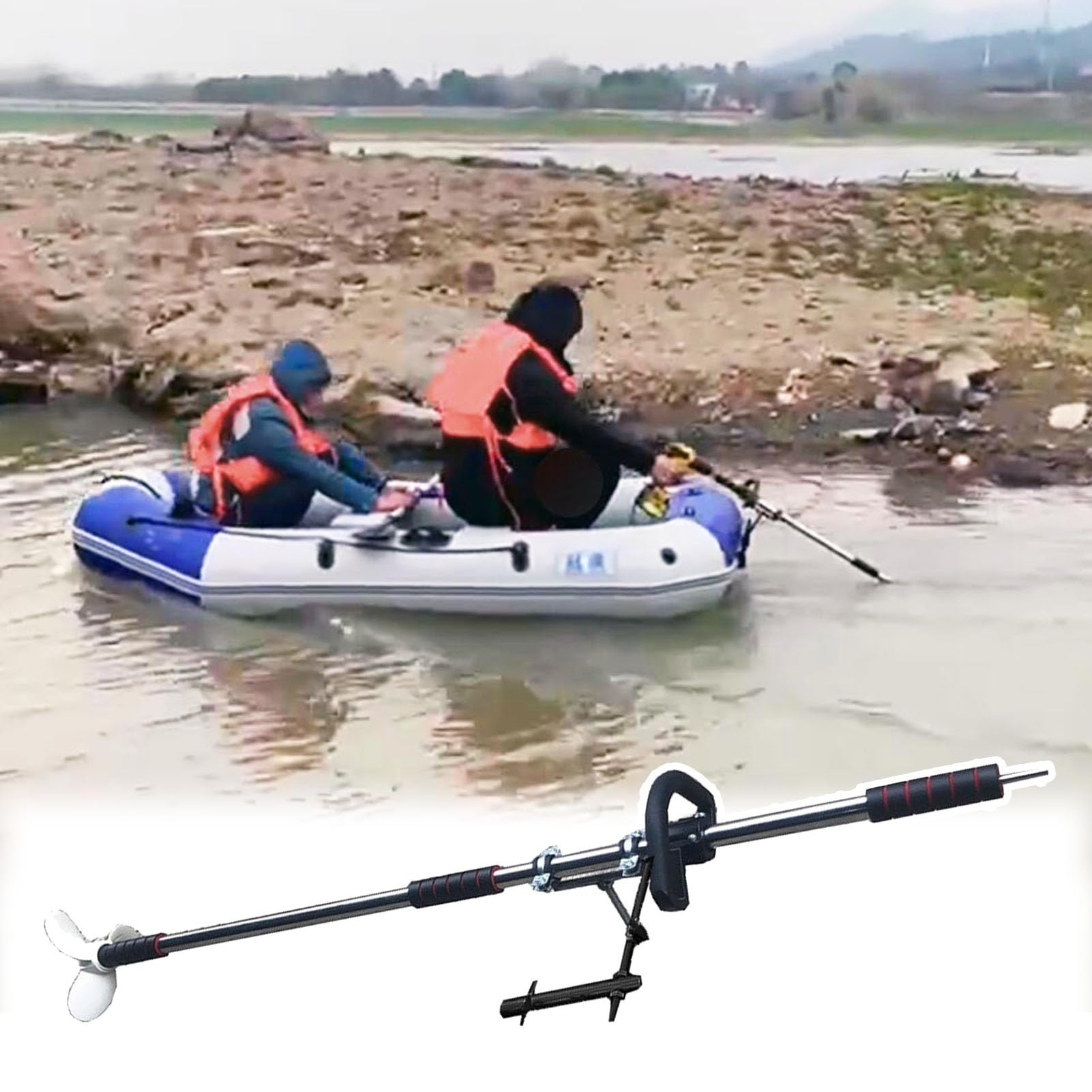 Hélice de perceuse pour petit bateau et moteur de pêche portable