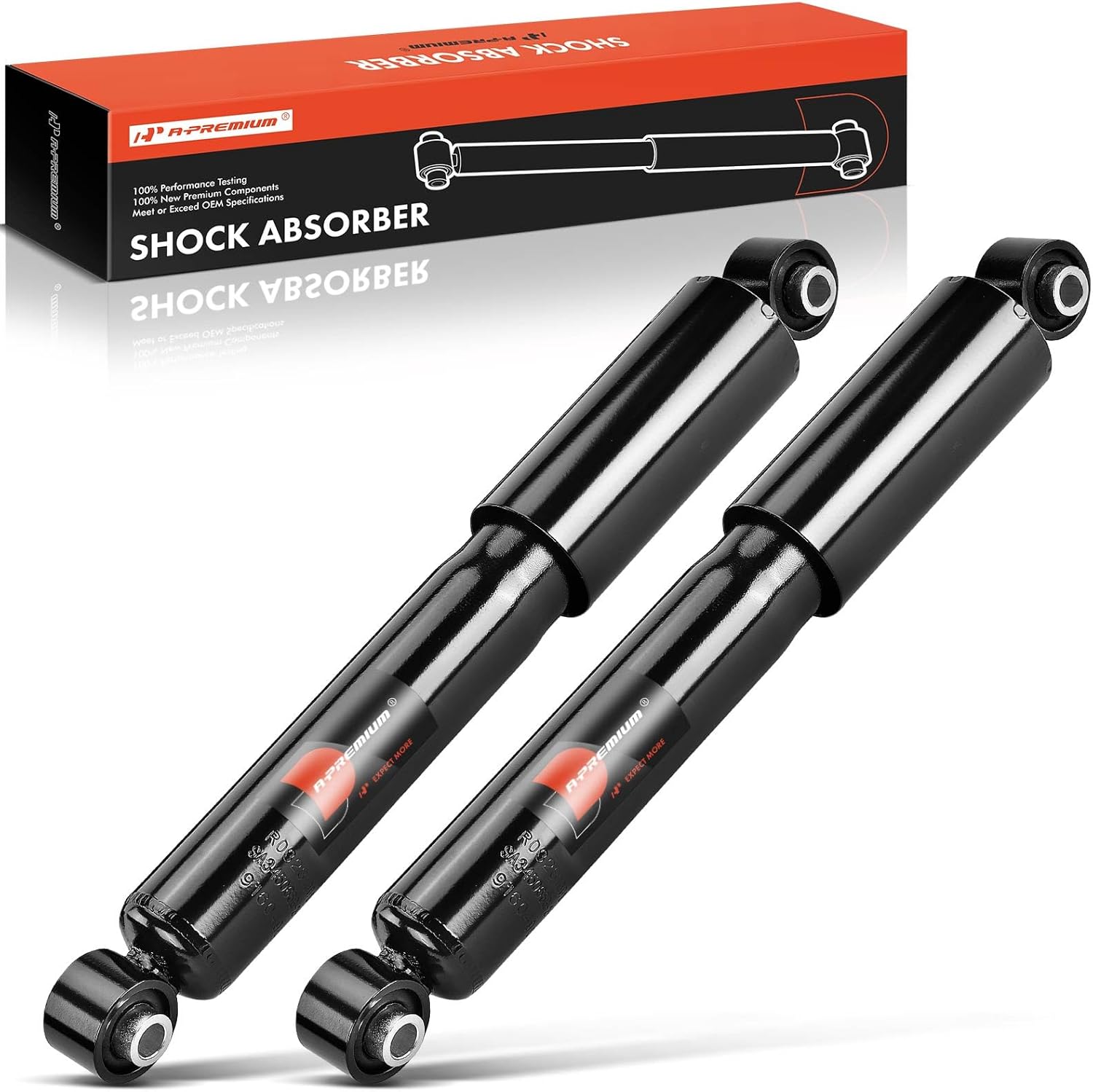 A-Premium Rear Pair (2) Struts Shock Absorbers Compatible with Nissan Armada 2005-2015, Pathfinder Armada 2004-2004, Driver and Passenger Side