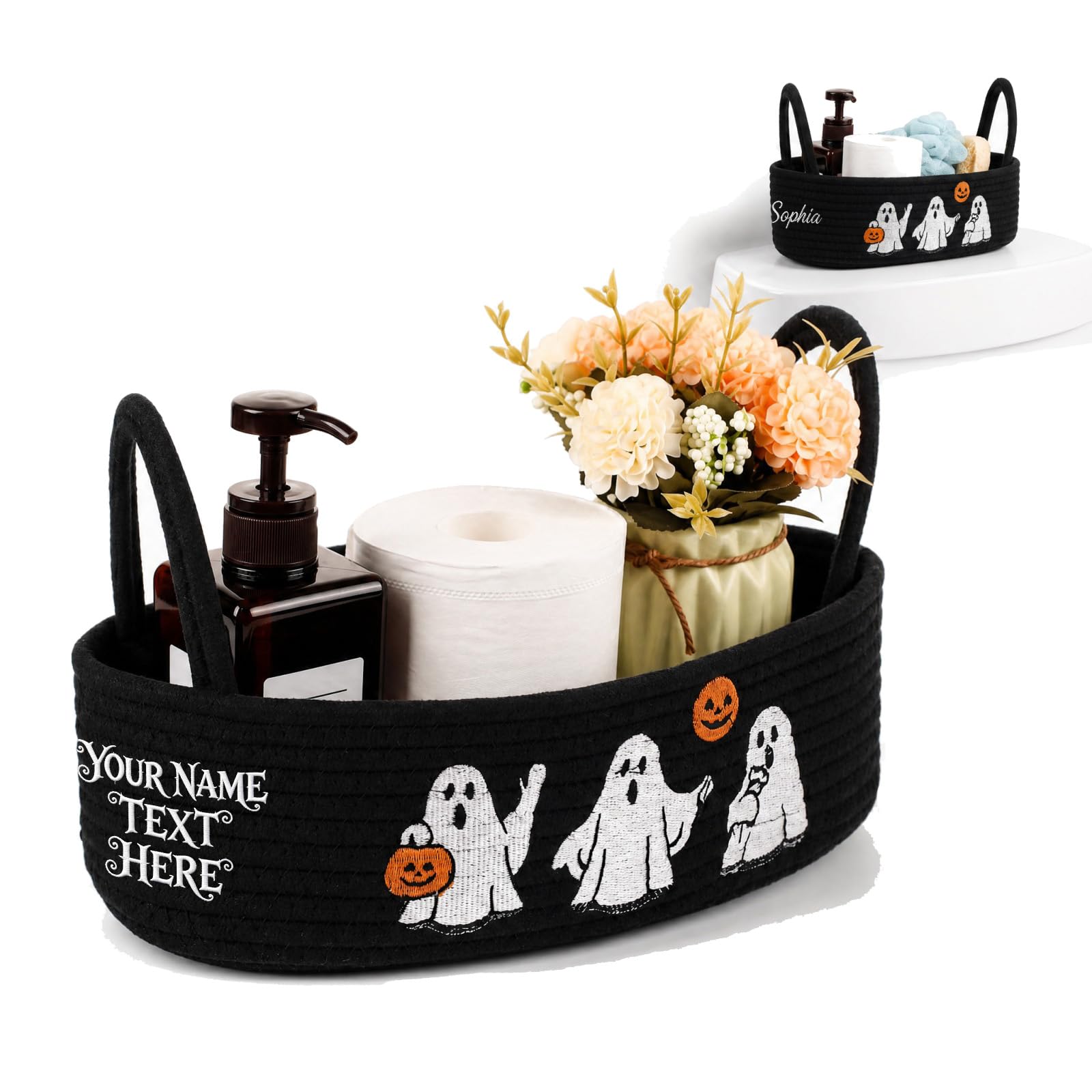 Personalised Halloween Basket Boo Basket for Festive Use