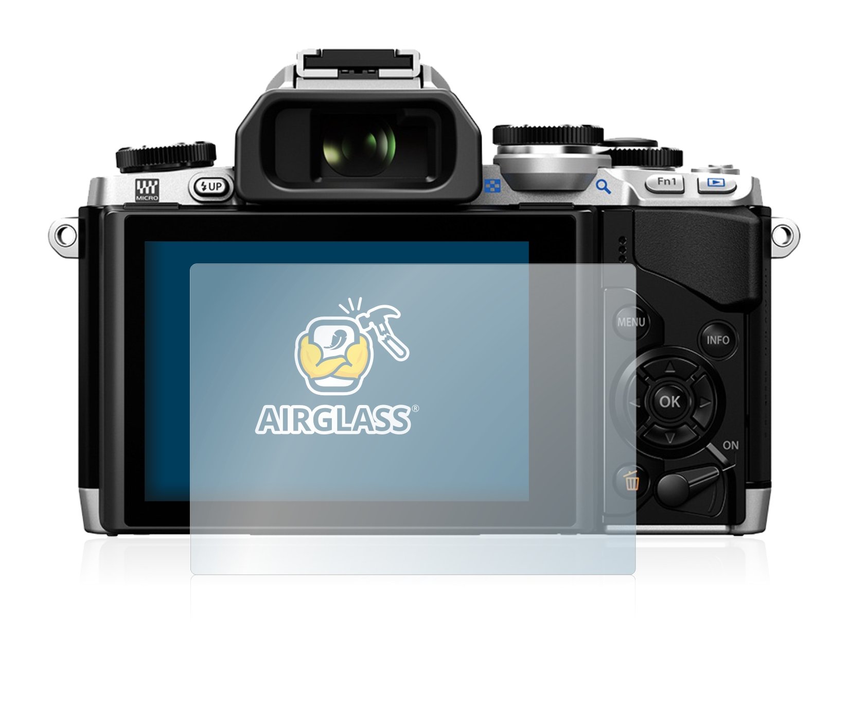 BROTECT AirGlass Schutzglas Für Olympus Stylus Tough TG-870 – 9H Kratzfest, Anti-Fingerprint, Made In Germany | Displayschutz Folie