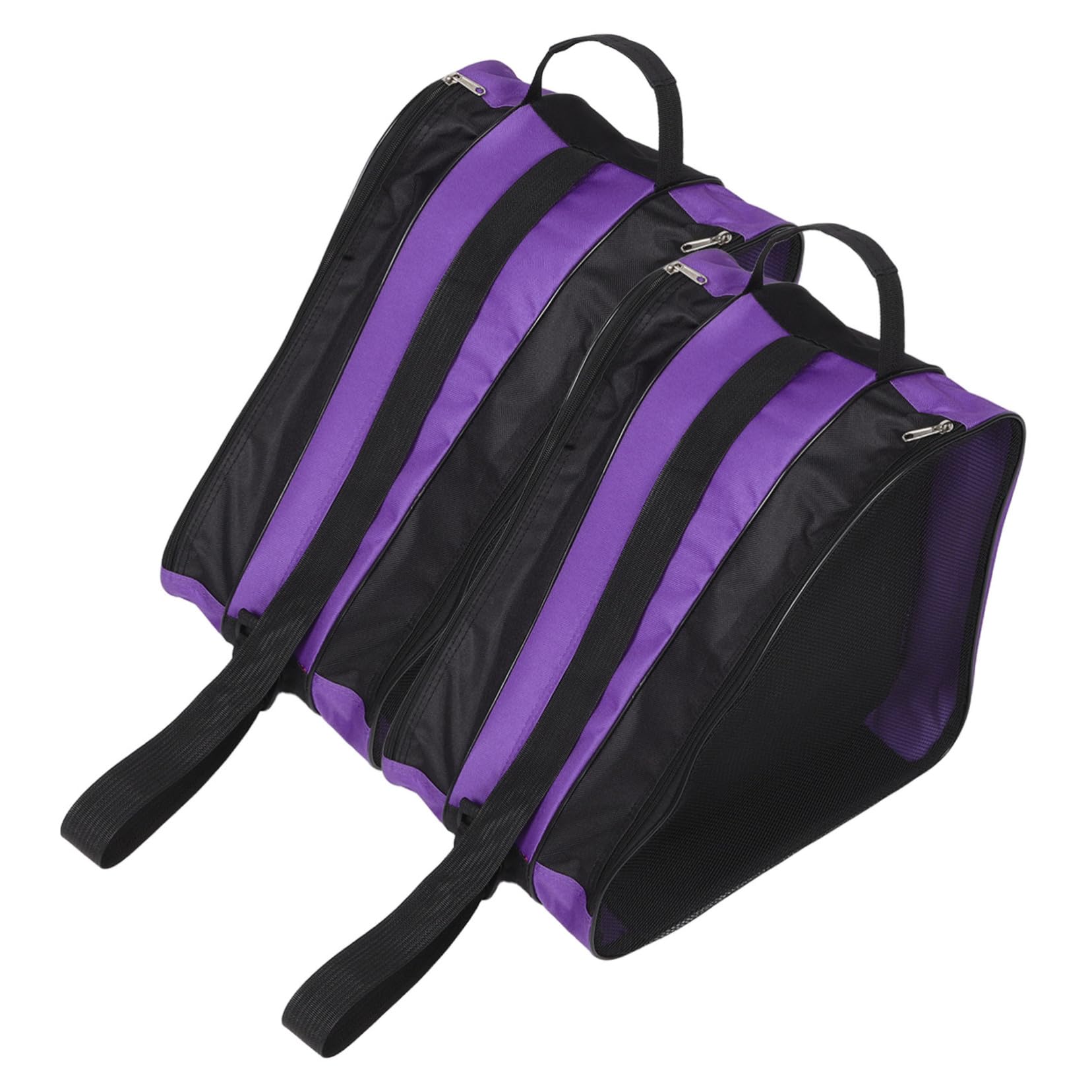 Abaodam Borsa per Pattini a Rotelle 2 Pezzi, Organizer Capiente | Tessuto Oxford, Design Multistrato, Tracolla Regolabile, Uso Outdoor per Scarpe e Stivali Antipioggia