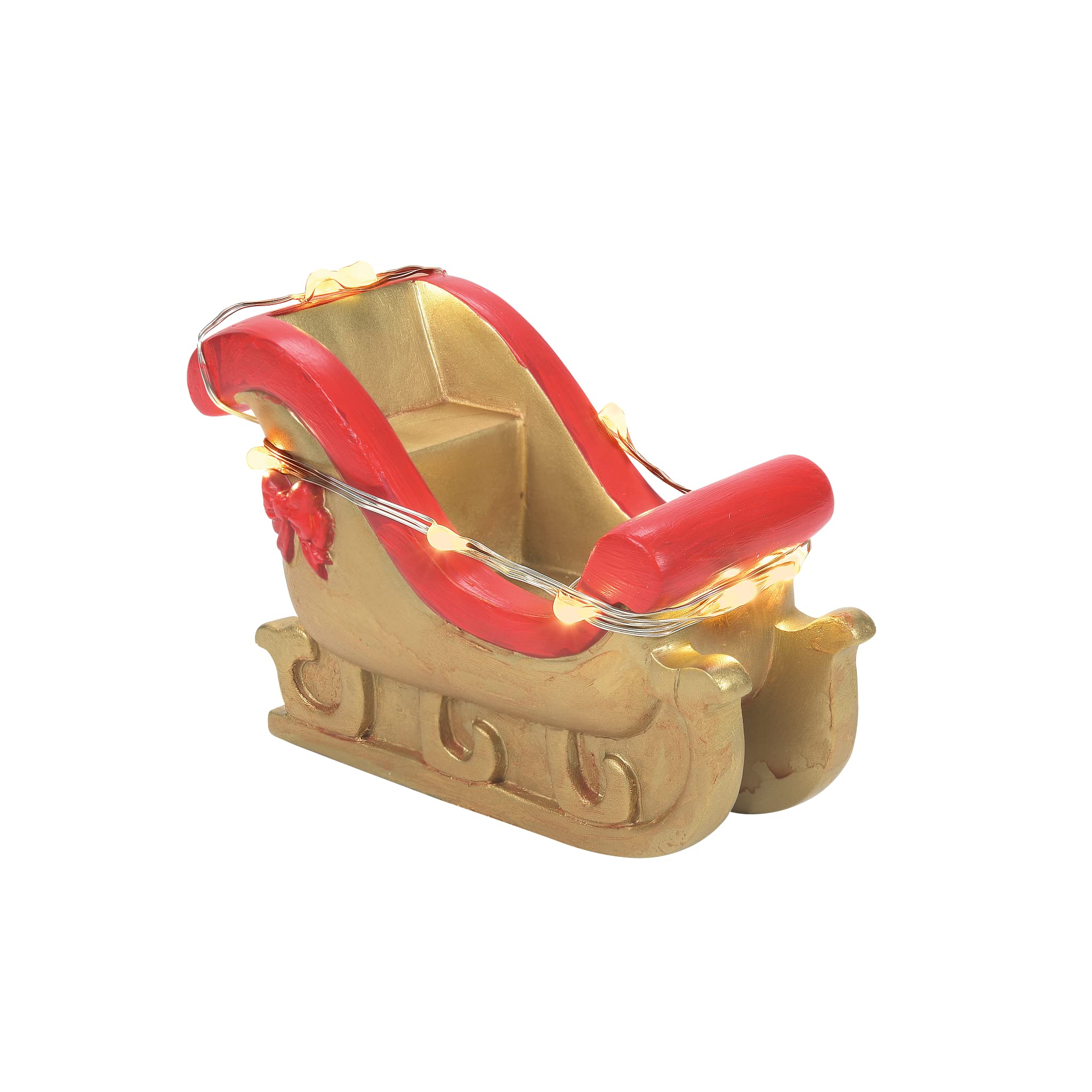 Traîneau du Père Noël figurine miniature 5,7 cm pour combler les espaces vides de votre village