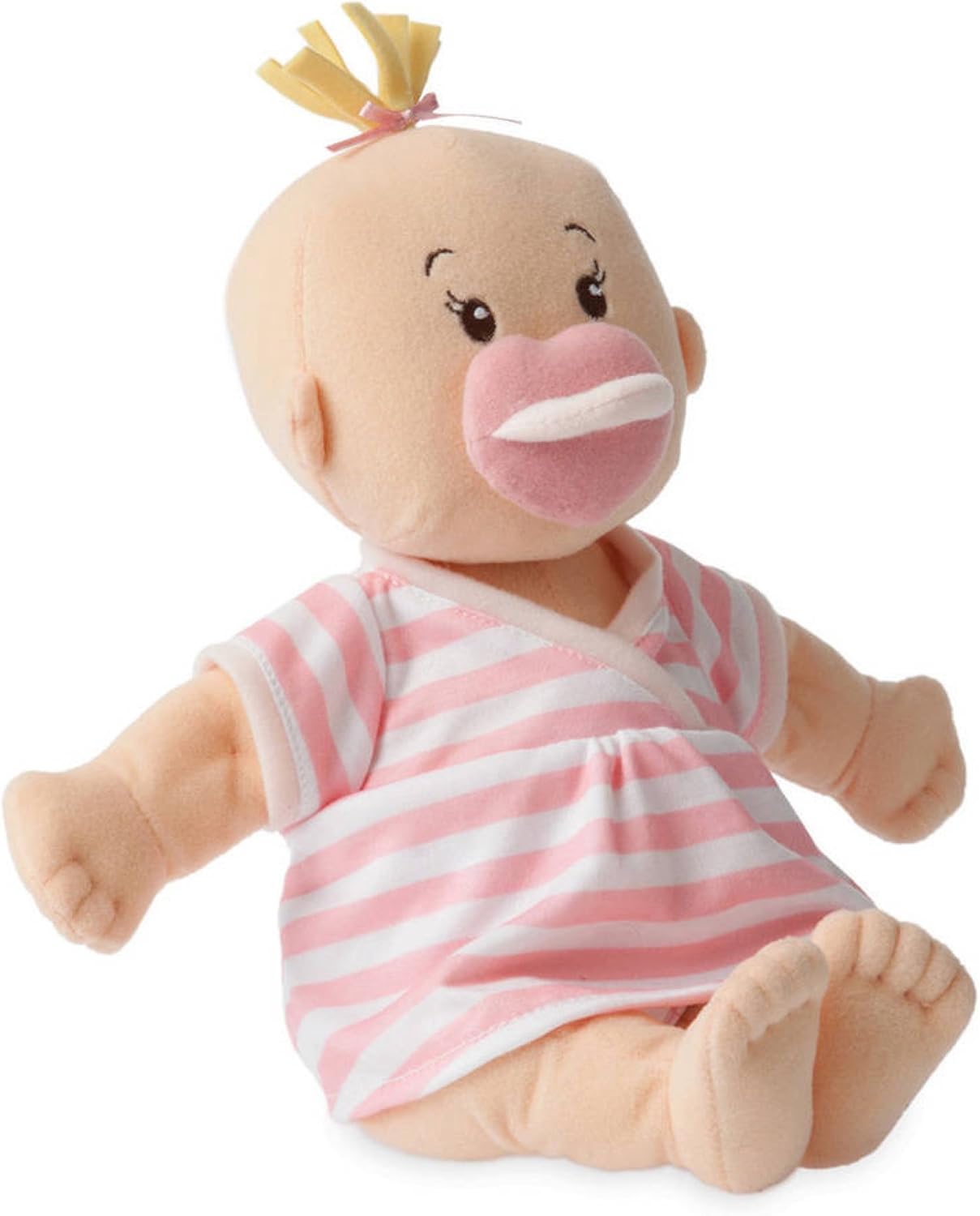 Manhattan Toy Baby Stella Soft First Baby Doll for Ages 1 Year and Up, 15", Peach