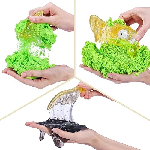 Miniatura 2 de Smashers Dino Island - Calavera gigante de ZURU – Incluye más de 30 sorpresas, juguetes para niños llenos de mini juguetes de dinosaurio, slime