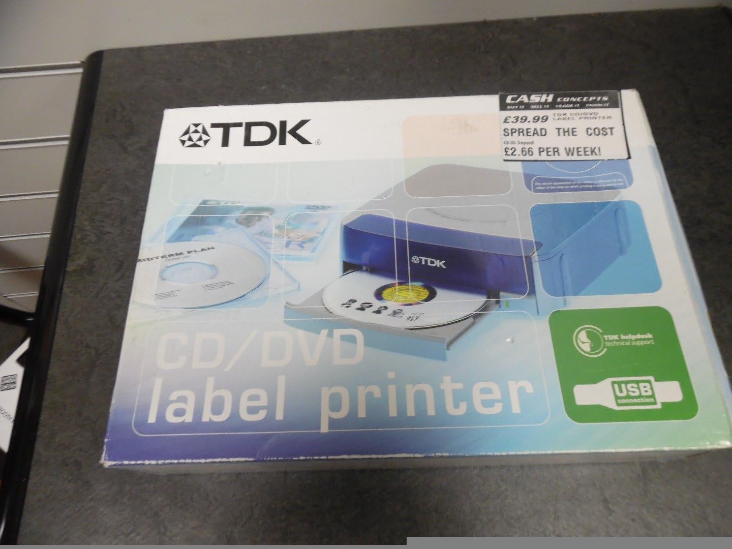 TDK CD/DVD Label Printer 200dpi Amazon.co.uk Stationery & Office