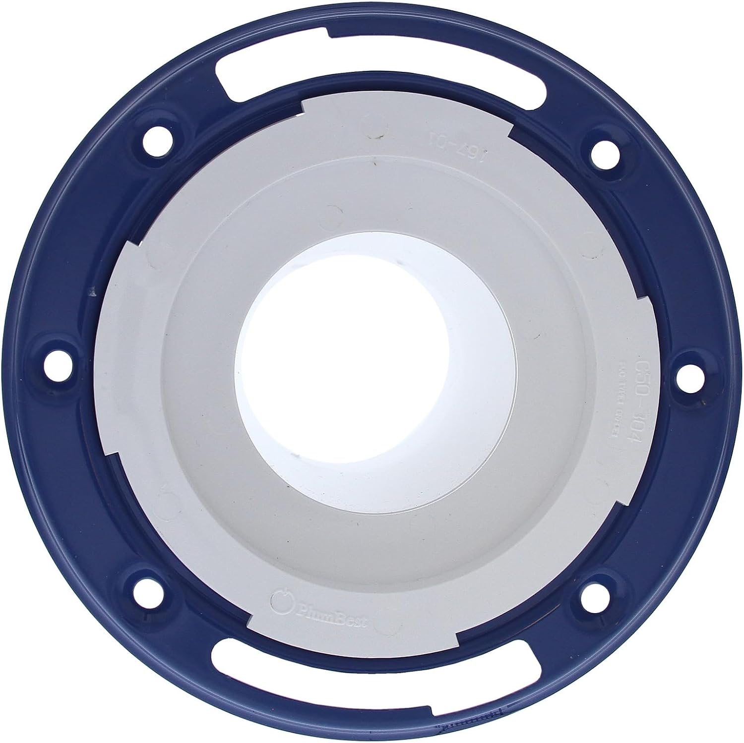 3 PVC FLUSH FIT CLST FLG W/ 6 BARL