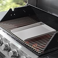 Vista 4 de Stanbroil Universal Stainless Steel Griddle Pan for Outdoor Grill Stove Cooking
