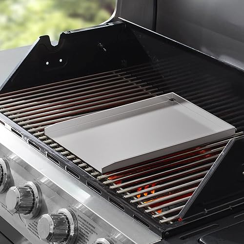 Miniatura 4 de Stanbroil Sartén de acero inoxidable para modelos Weber Spirit Grill – Parrilla de gas para la serie Spirit 300, Spirit 700, Genesis Silver B/C,