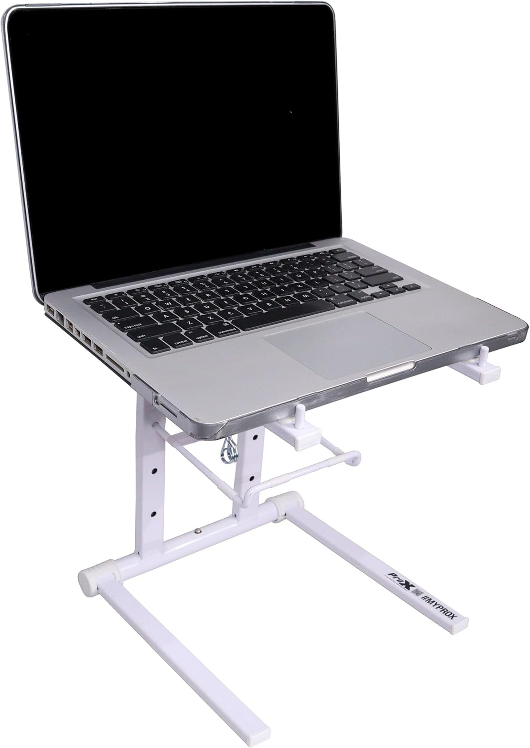 ProX T-LPS600WHITE XO DJ Foldable Laptop Stand with Carrying Bag - White