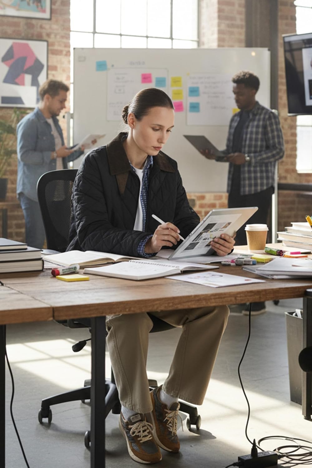 Orolay Women's Quilted Lightweight Puffer Jacket Zip Up Cropped Padded Coat Casual Outerwear with Pockets - Image 2