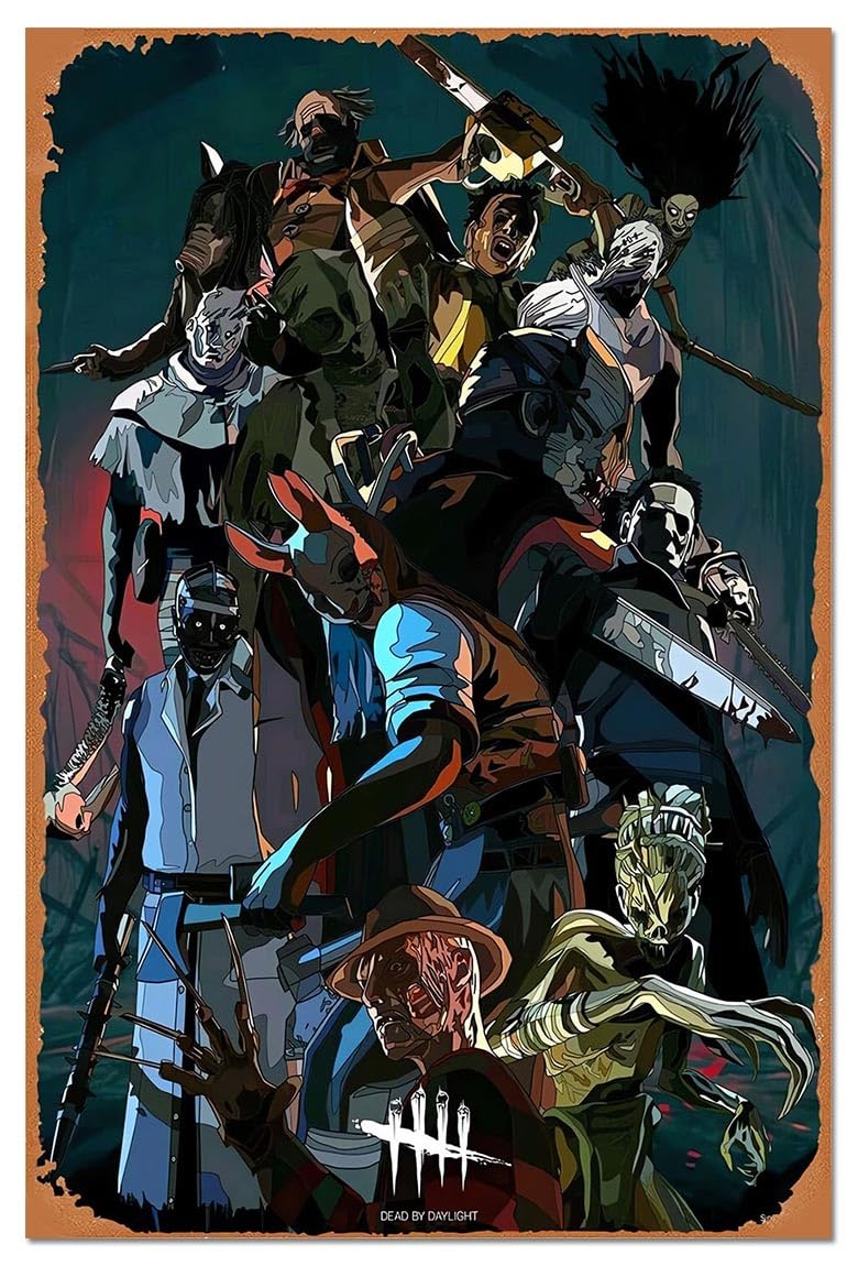 Amazon.com: Eunoiax Dead by Daylight Poster Canvas Wall Art