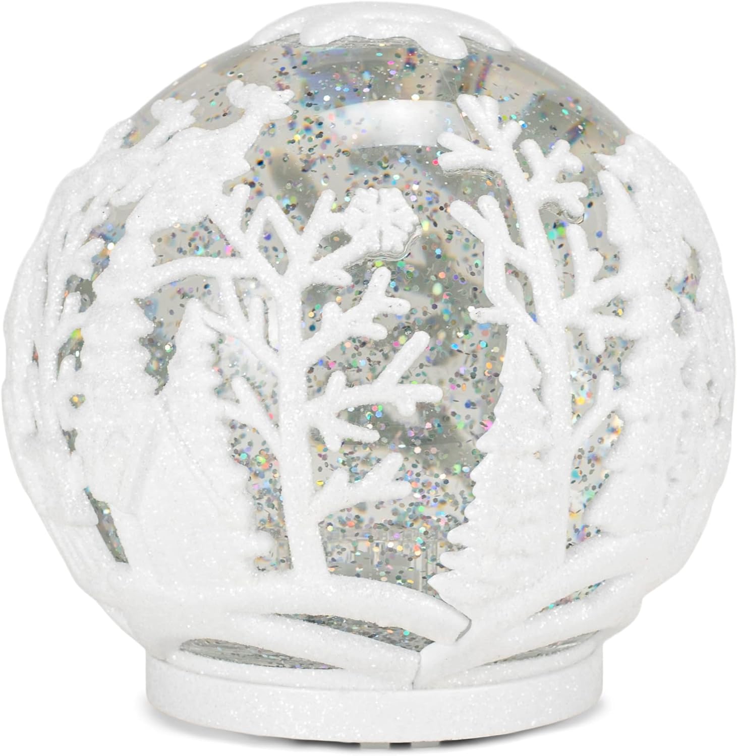 6.25" Christmas Town Scene Lighted Swirling Glitter Globe by RAZ Imports, Inc