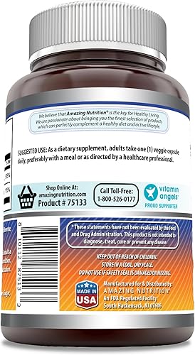 Miniatura 9 de Amazing Formulas Vitamina D3 5000 UI con vitamina K2 100 Mcg  Suplemento de 120 cápsulas vegetales  Sin OMG  Sin gluten  Fabricado en Estados Unidos