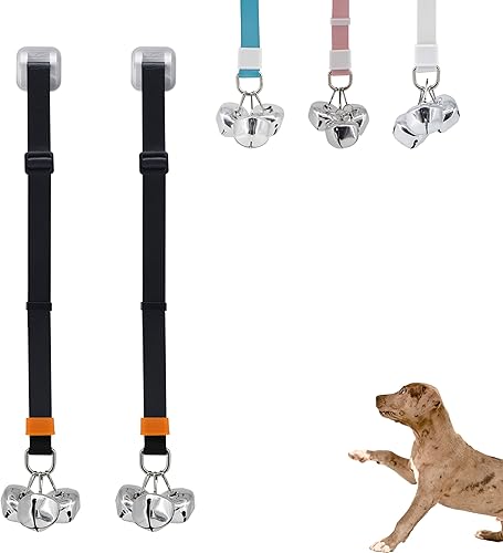 Miniatura 10 de SVD.PET Campana para Cachorros, Timbre para Perros para Entrenamiento de Orinal, Se Ajusta a la Manija de la Puerta o en Cualquier Lugar Cerca de la