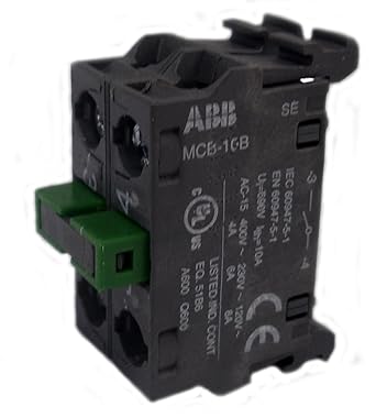 ABB MCB-20B 22mm Contact Block, 2 N.O., Modular