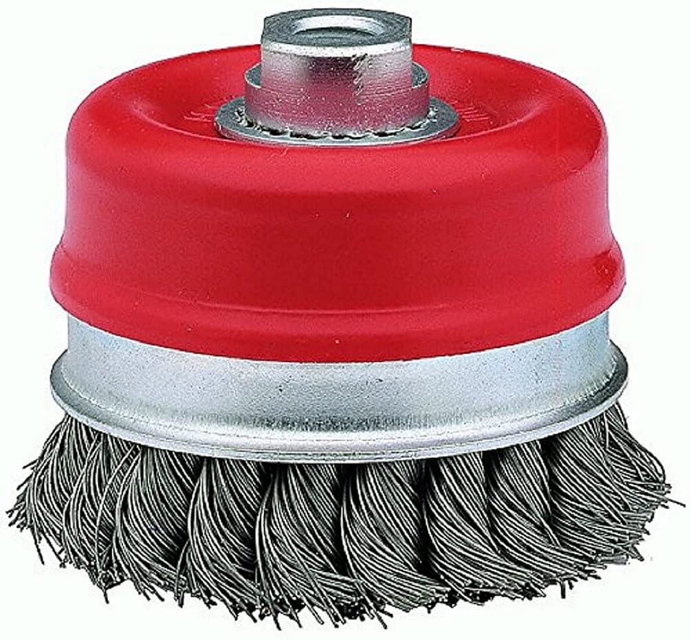 Bellota - Brosse industrielle tasse en acier trempé. Fil de fer tressé