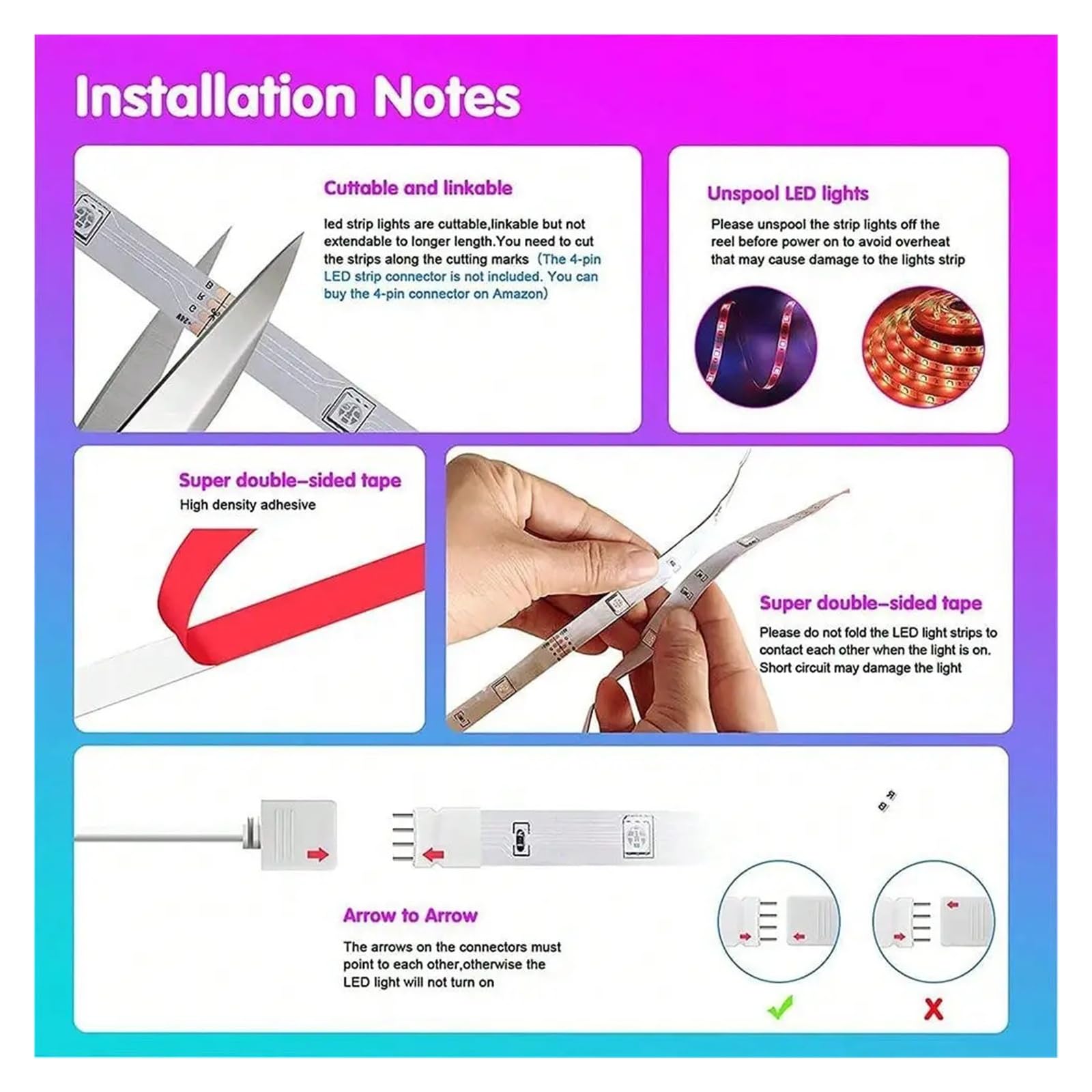 12V 5050 RGB LED Strip 5-30M WiFi inteligente Alexa Music Sync decoración colorida cinta de luz de neón(Waterproof,WIFI 24KEY_65.6FT-787.4INCH-20M)