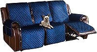 Vista 16 de LUFEIJIASHI Fundas antideslizantes para sofá reclinable de 2 plazas, fundas impermeables para sofá reclinable de 2 asientos, fundas de terciopelo