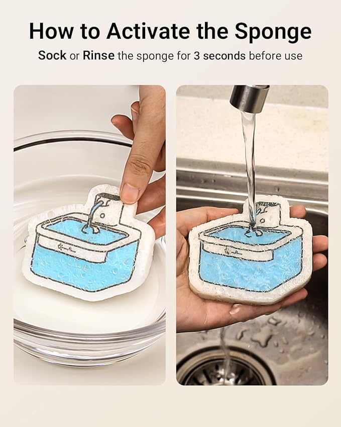 DownyPaws 6 Packs Filtros de Reposición para Fuente de Agua para Gatos miniatura 3