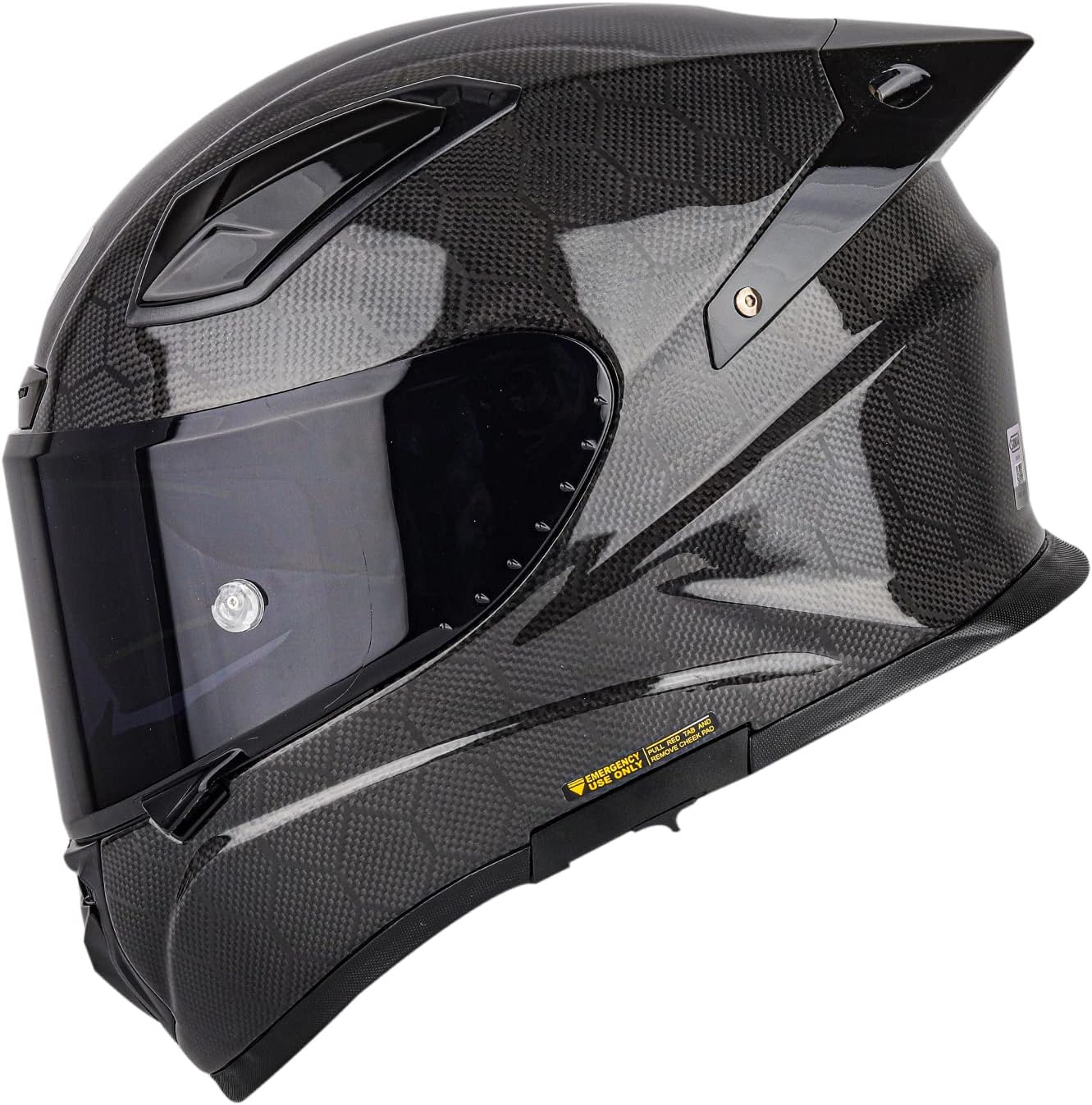 Carbon Fiber Motorcycle Helmet Dual Visor Full Face Ghana Ubuy