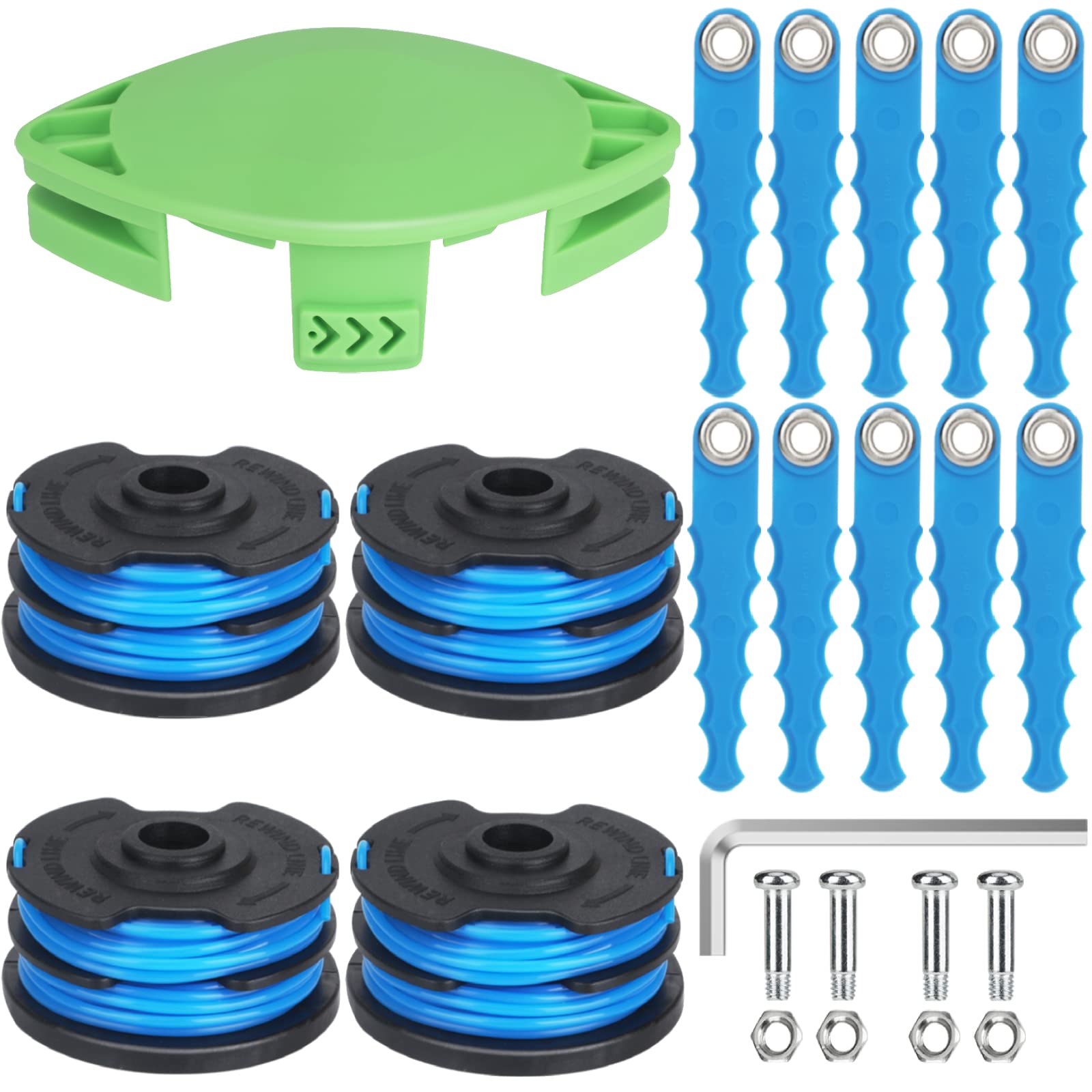 Amazon.com: Eyoloty 2900719 Polycarbonate Replacement Head Blades