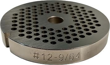 #12 Meat Grinder Plate 9/64 in.