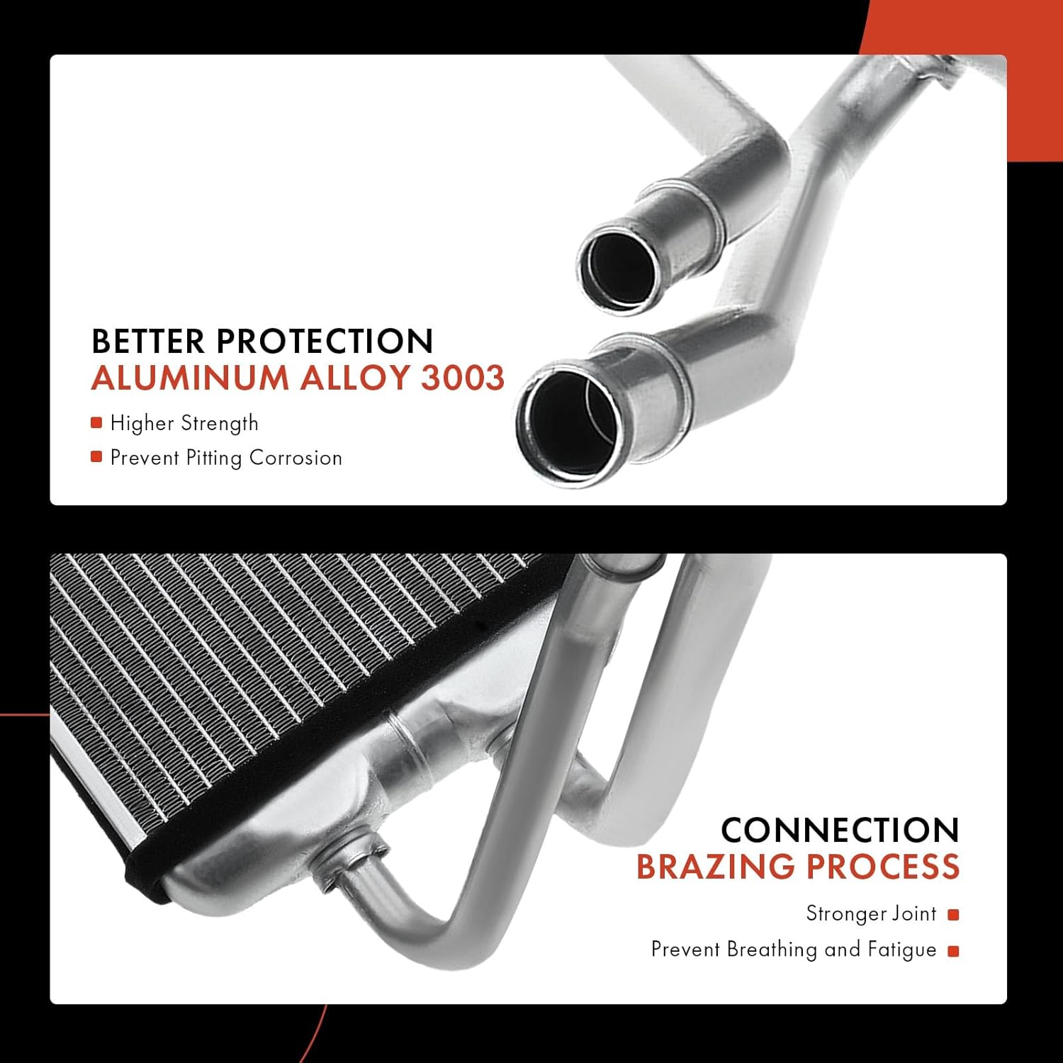 A-Premium HVAC Heater Core Compatible with Buick LaCrosse 2005-2009 & Chevy Impala 2004-2013 Impala Limited 2014-2016 Monte Carlo 2004-2007 & Pontiac Grand Prix 2004-2008