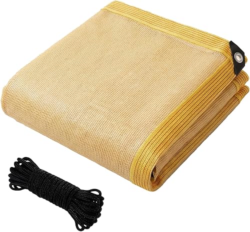 ZGLCQSGY Sonnensegel Wasserdicht Rechteckig 3.7 m x 4.5 m Wetterschutz Sonnensch