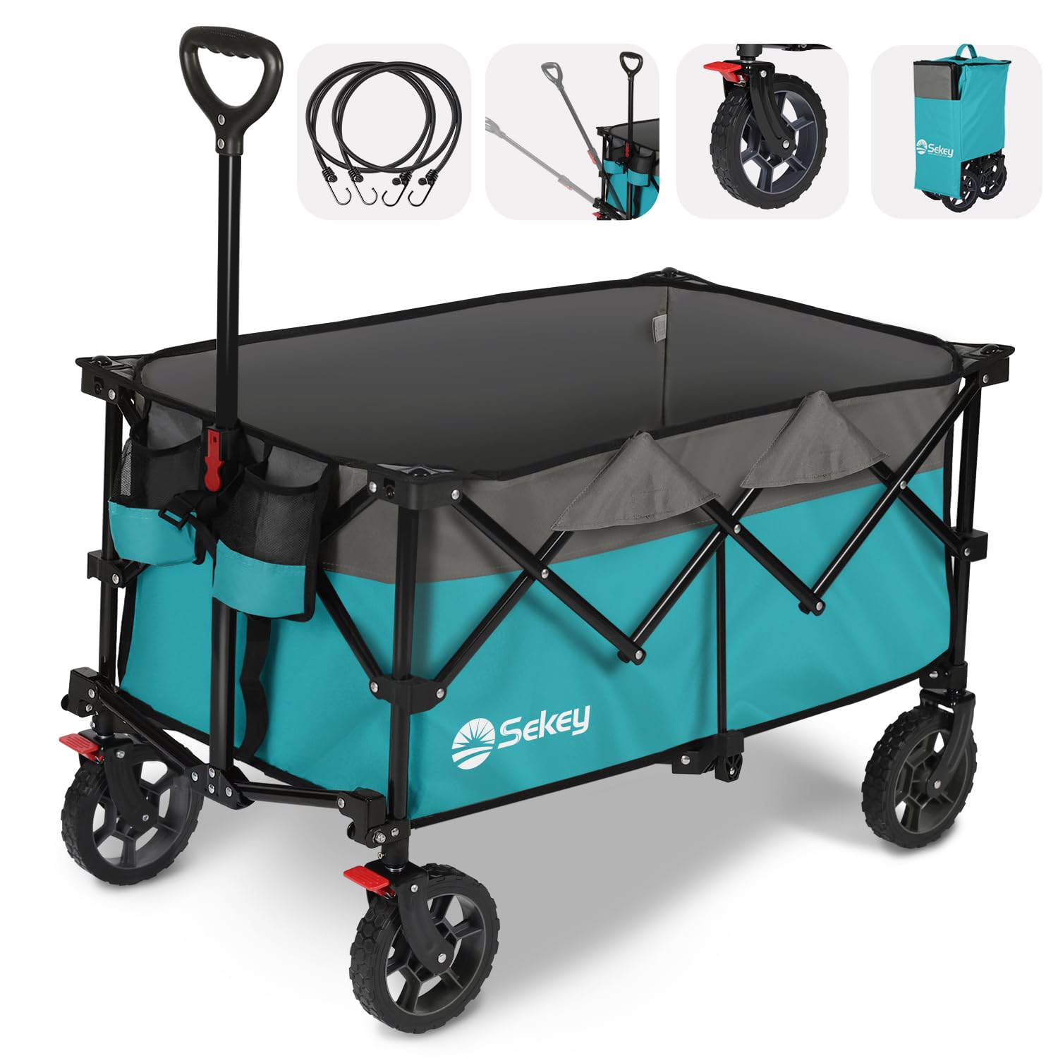 Photo 1 of *REFERENCE STOCK PHOTO* Sekey Collapsible Foldable Wagon