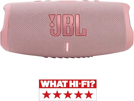 JBL Charge5, Bluetooth Hoparlör, IPX7, Pembe