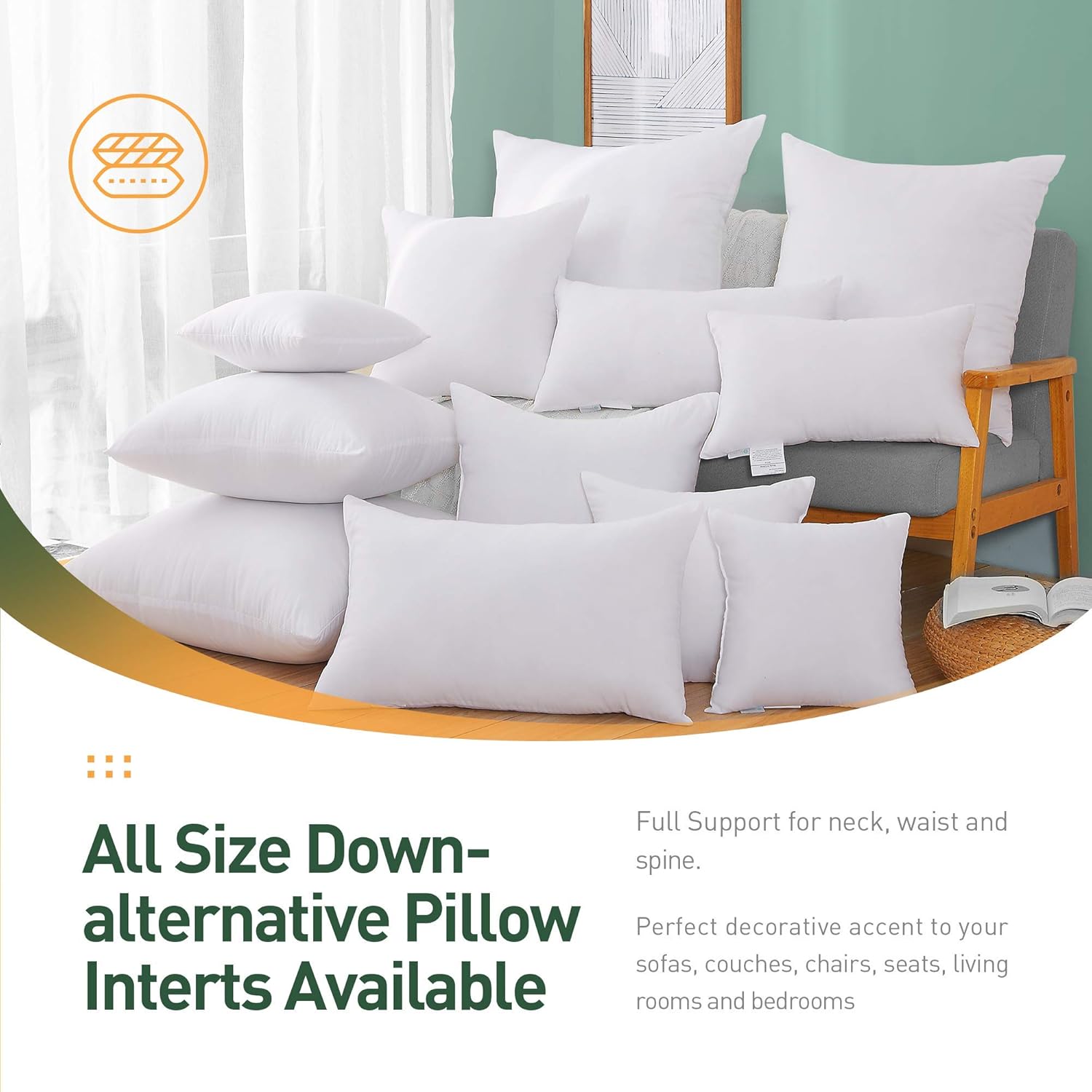 acanva pillow inserts