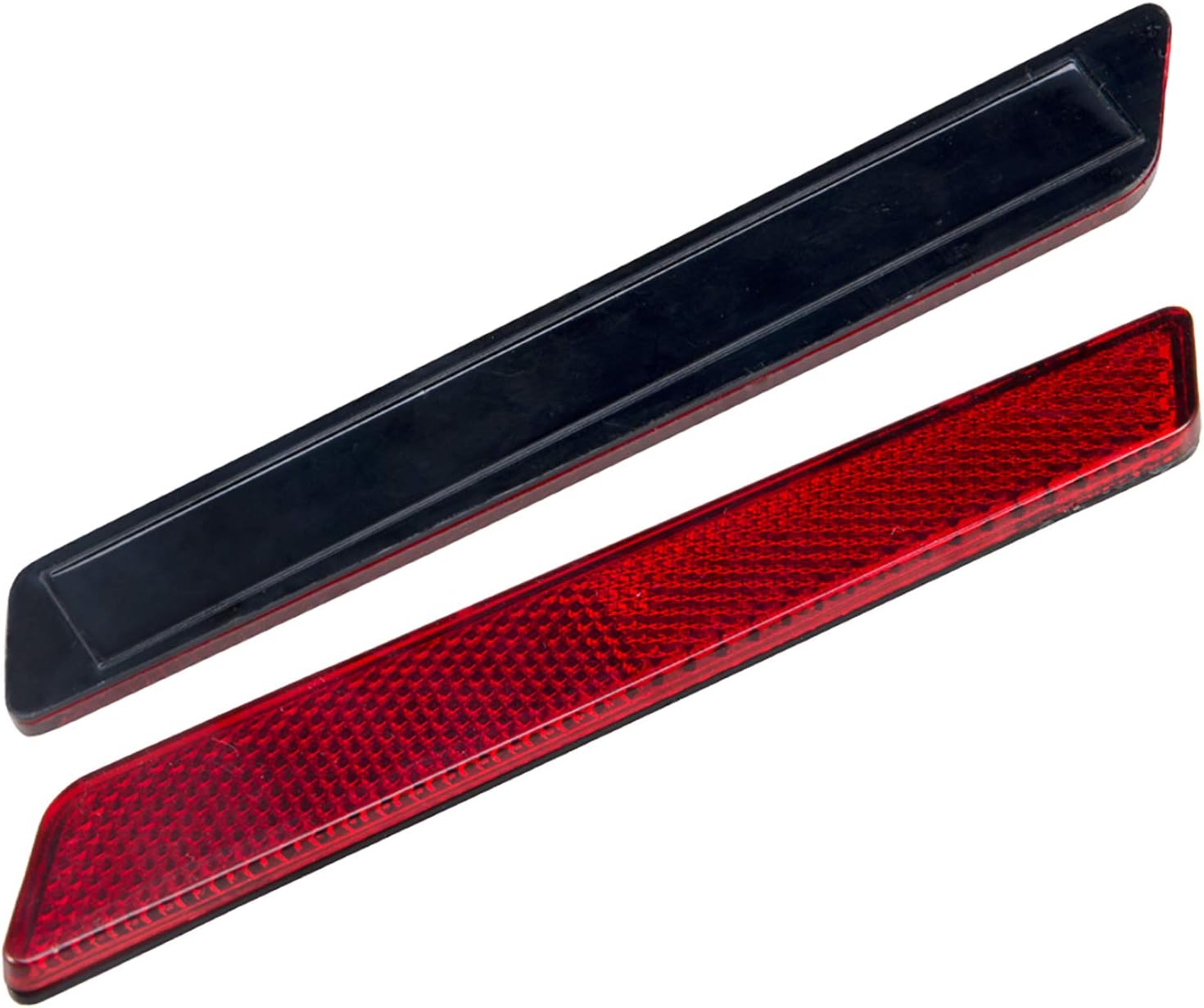 Amazicha Red Saddlebag Reflector Saddle Bag Latch Cover