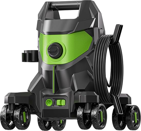 Pressure Washer, Power Washers 5000PSI, 3.0GPM with 4 Quick Connect Nozzles, High Pressure Washer with Foam Cannon for Car Wa,Driveway, Patio, Fence,Boat Cleaning