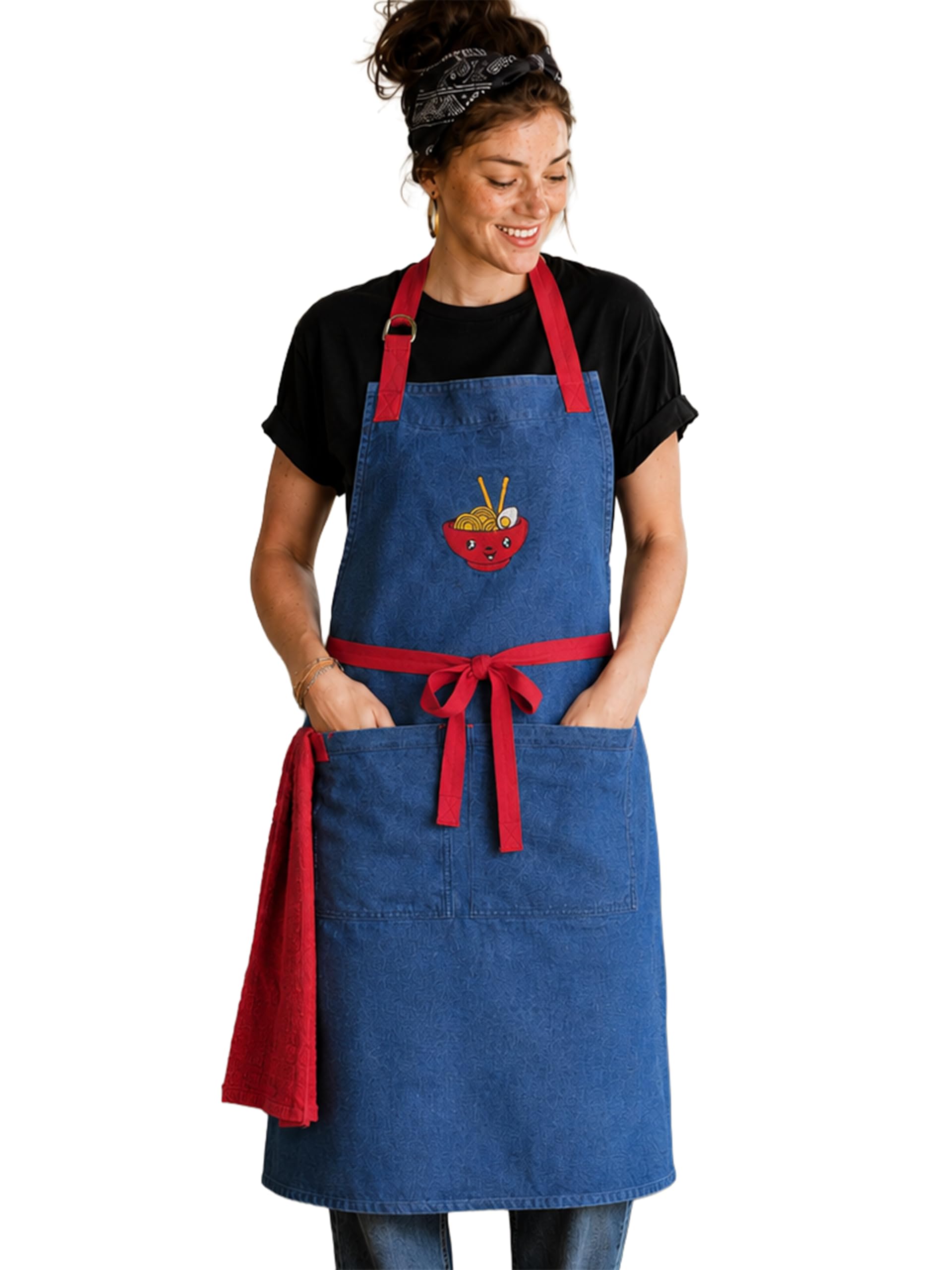 RUSTIQUE LINENS Printed Apron