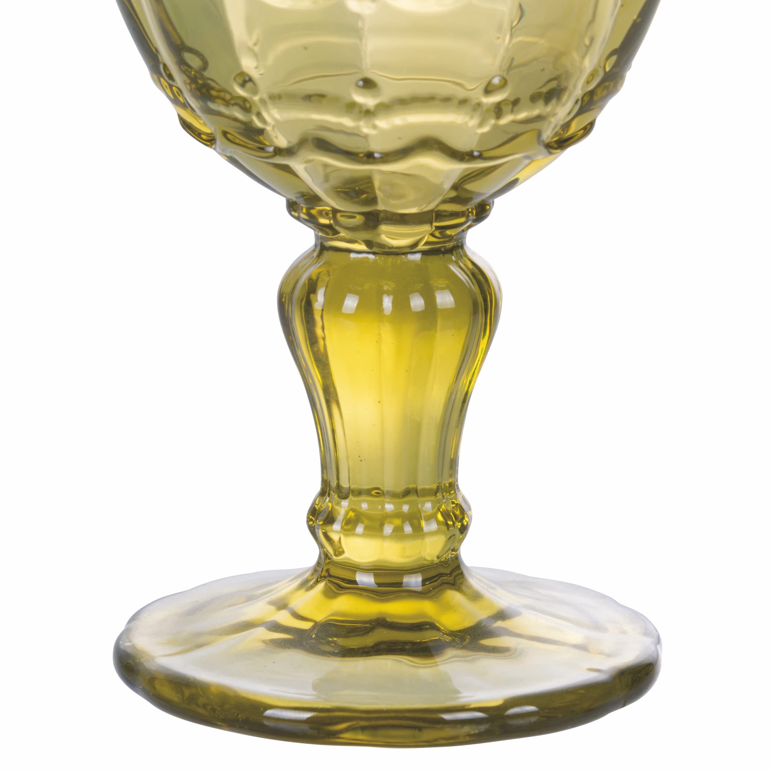 Villa d'Este Home Tivoli 1996 Lot de 6 verres 265 ml en verre Motif guilloché, Syrah