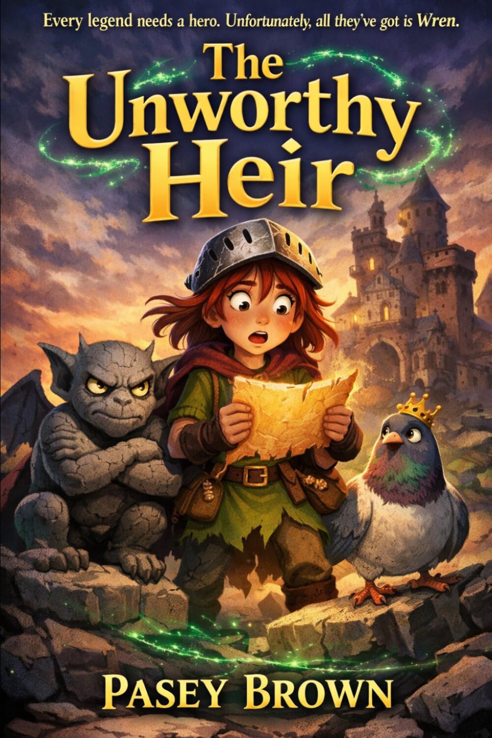 The Unworthy Heir: A Middle-Grade Fantasy Adventure Novel (Ages 8+) (The Overmore Chronicles)