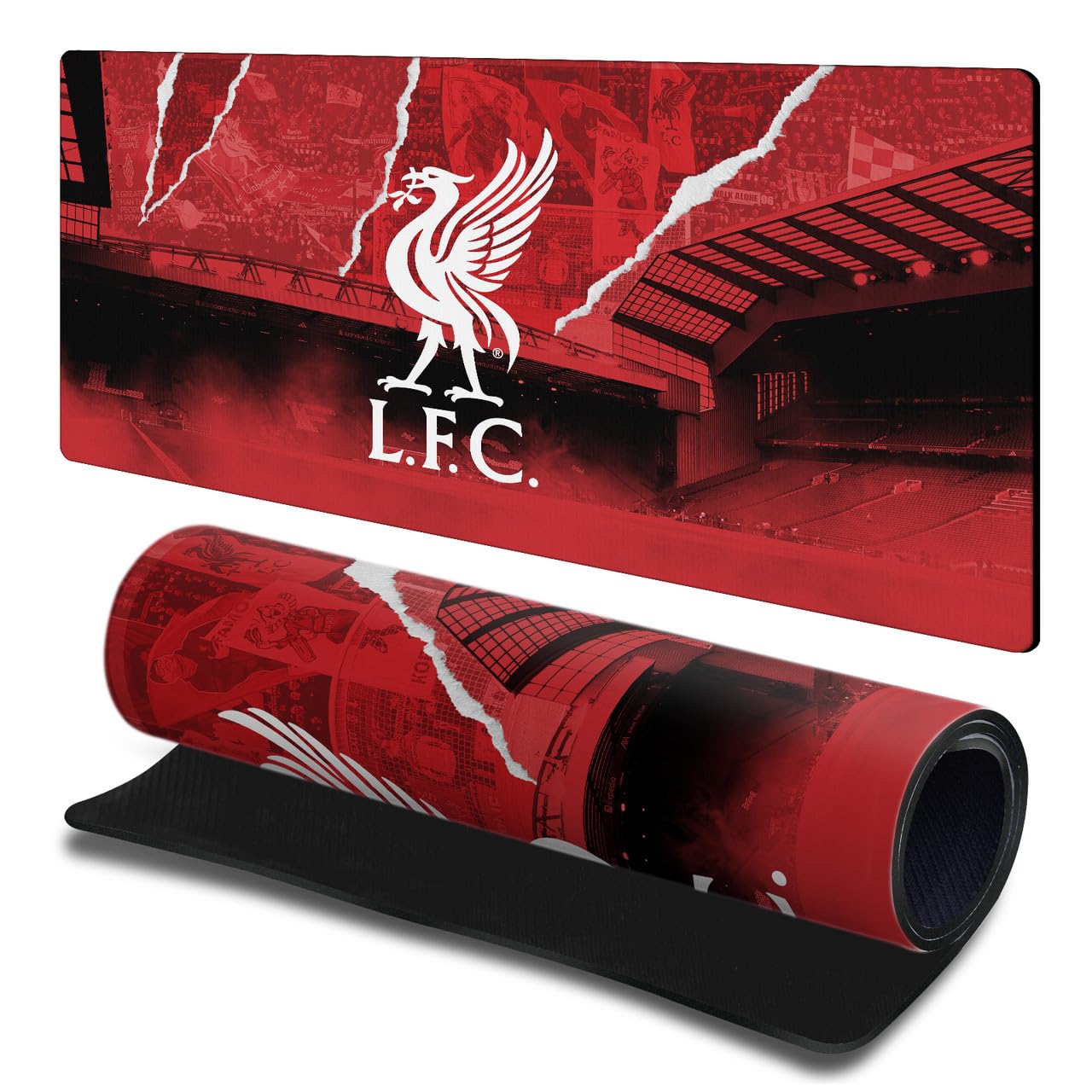 Head Case Designs Officially Licensed Liverpool Football Club Stadium Graphics Gaming Office Desk PC Keyboard Mouse Mat Pad 23.62 x 11.81 x 0.12 inches (600 x 300 mm) - L