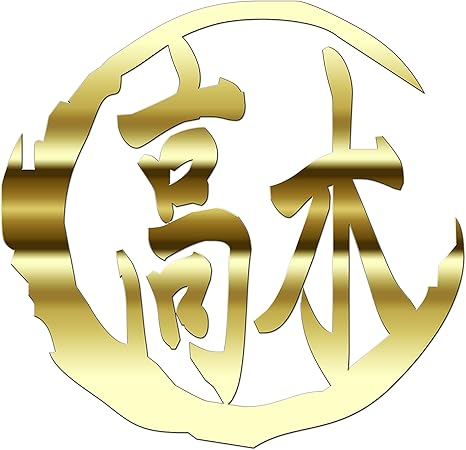 Amazon カッティングステッカー 金 名前 ステッカー シリーズ 高木 たかぎ こうき Takagi 苗字 姓名 姓 なまえ 名字 氏 漢字 車 バイク 車 バイク