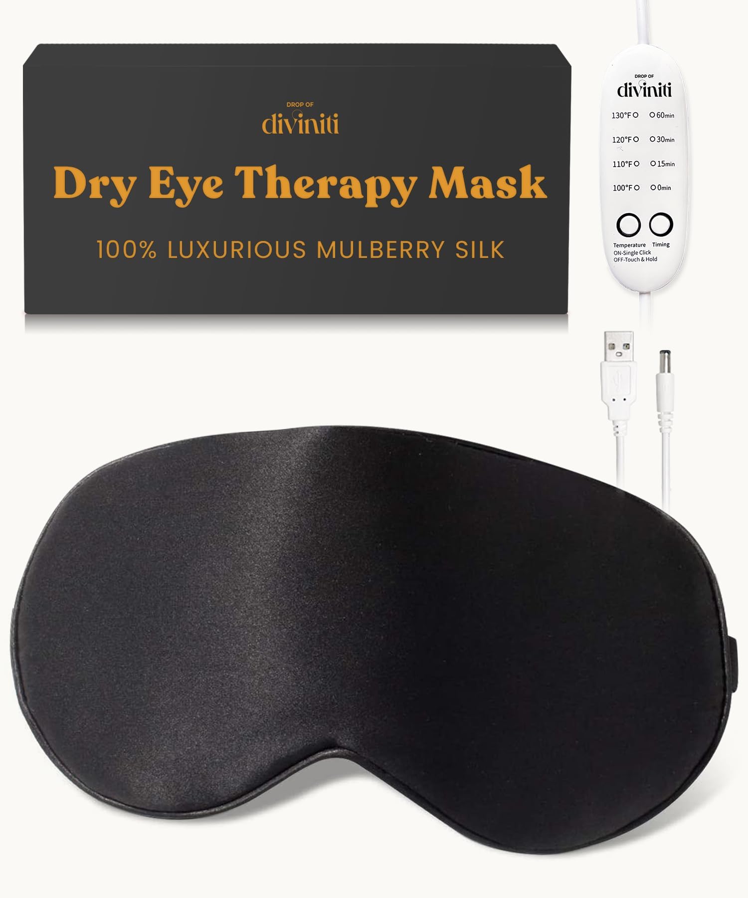 Heated Eye Mask for Dry Eyes - Stye Treatment Dry Eye Mask Warm Compress for Eyes, Relieves Belpharitis, Eye Masks For Pink Eye, Eye Compress for Dry Eyes, Dry Eye Moist Heat Compress Mask for Eyes