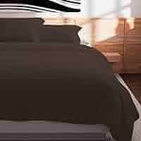 Copripiumino Cotone 57 Fili Soleil D'Ocre - Tinta Unita Rosso Mattone, 220x240 Cm, Lavabile A 60° - Foto 8