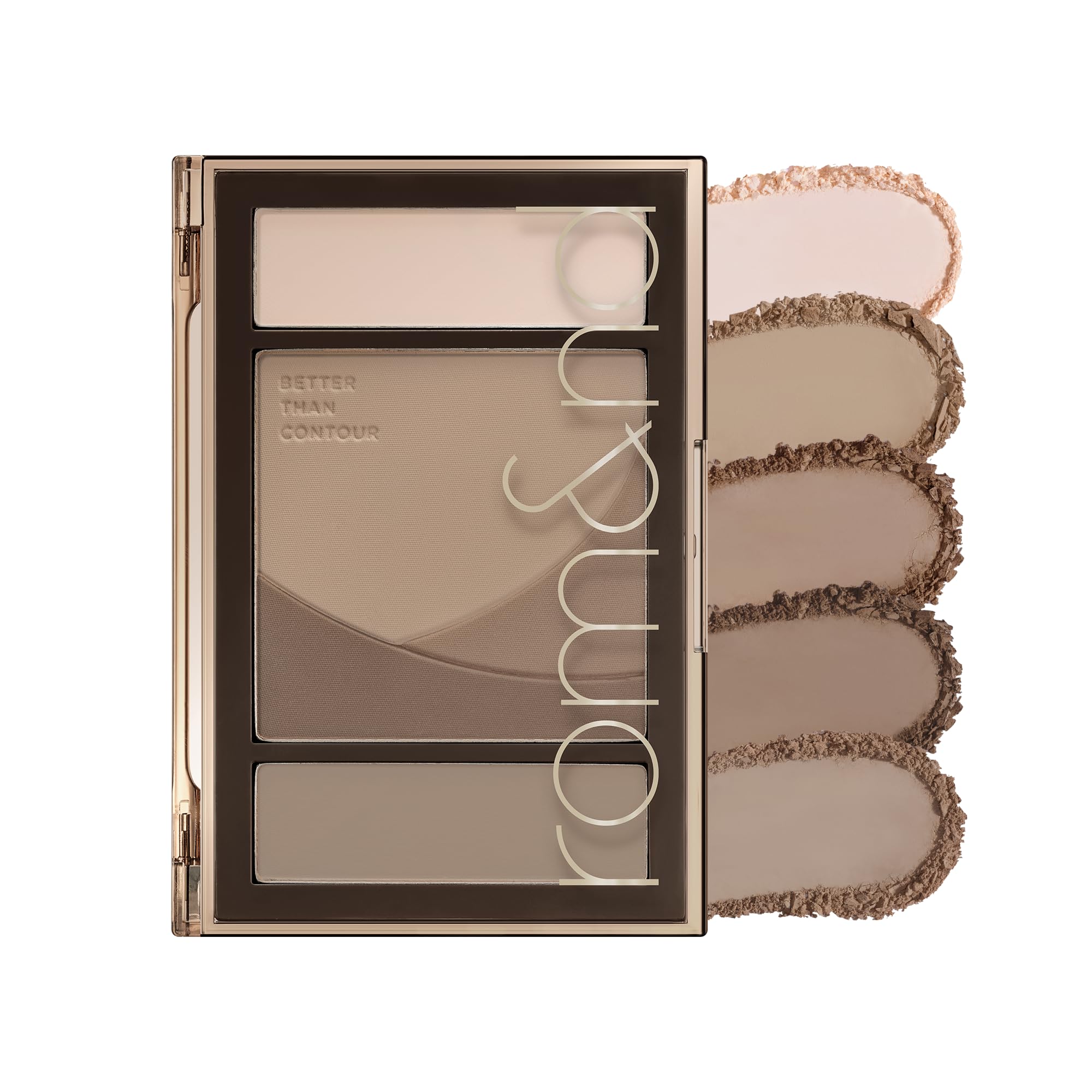 rom&nd Better Than Contour 02 Gray Cool, Polvere per Contouring, Tonalità Grigio Freddo, 20,​5 g
